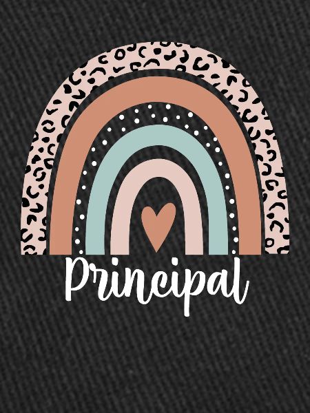 Principal Rainbow Leopard Funny Principal