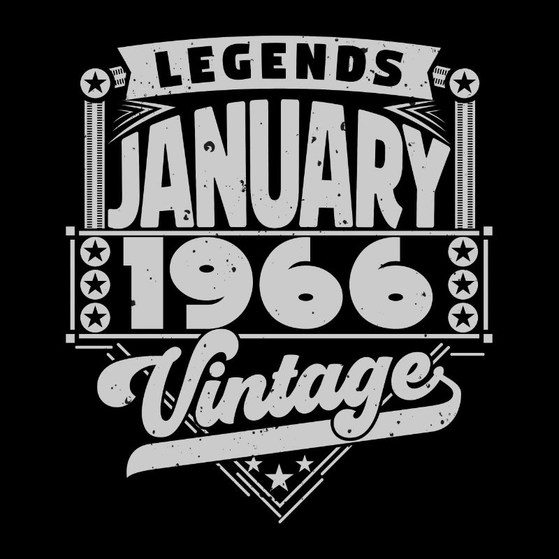 Vintage Anniversaire Janvier 1966, Janvier 1966.