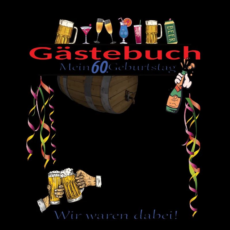 60. Geburtstag Frau & Mann Gästebuch