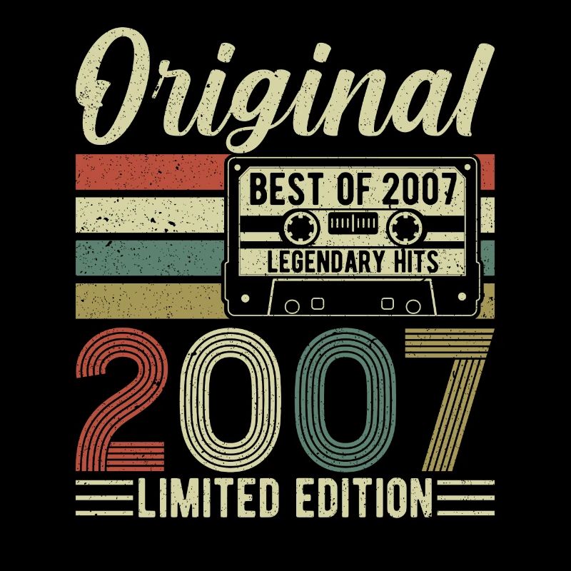 Legendary 17th Birthday 2007 Retro Style