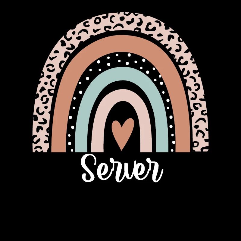 Server Rainbow Leopard Lustige Server-Wertschätzung