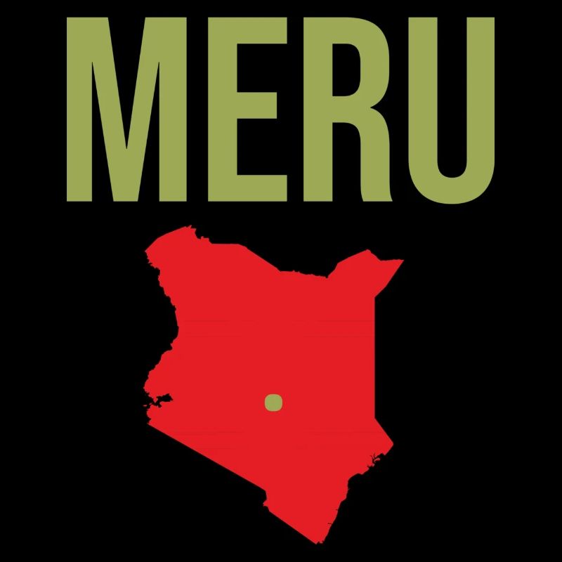 Souvenir Meru Rouge Vert