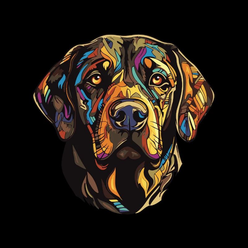 Labrador Dog Head