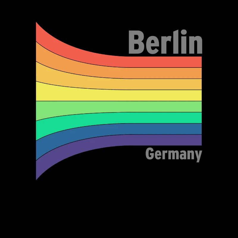 Berlin arc-en-ciel fierté Souvenir cotillons