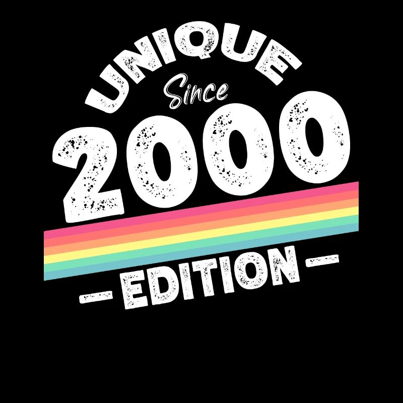 Unique seit 2000 Edition Geburtstag Vintage 2000