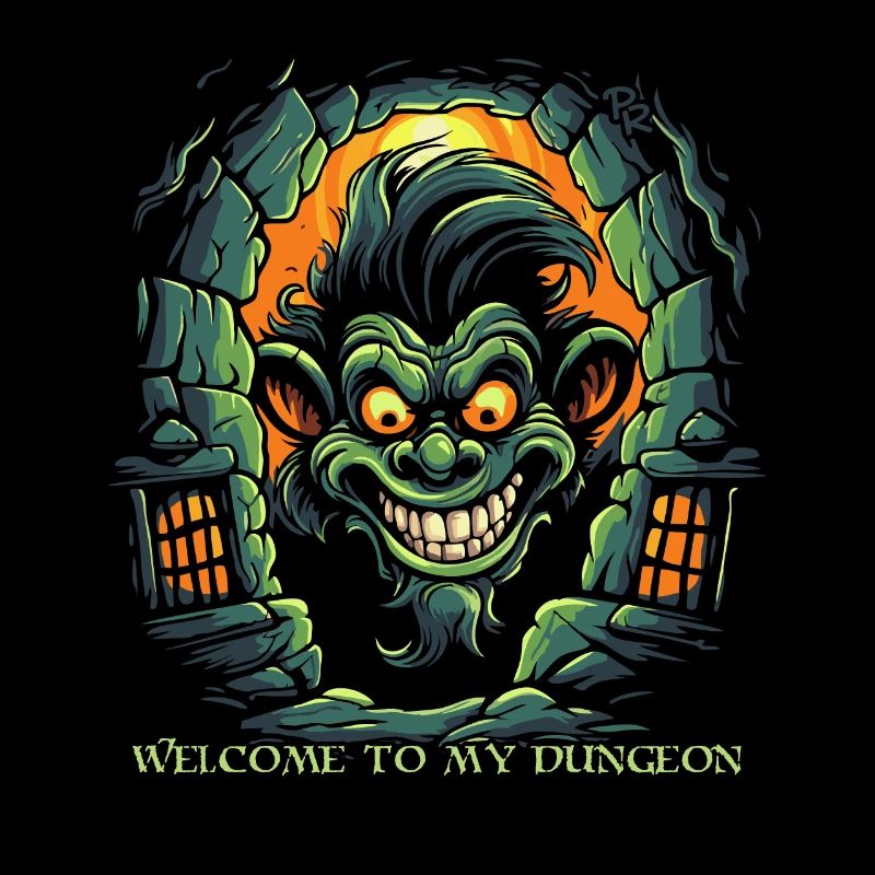 singe effrayant : bienvenue dans mon donjon