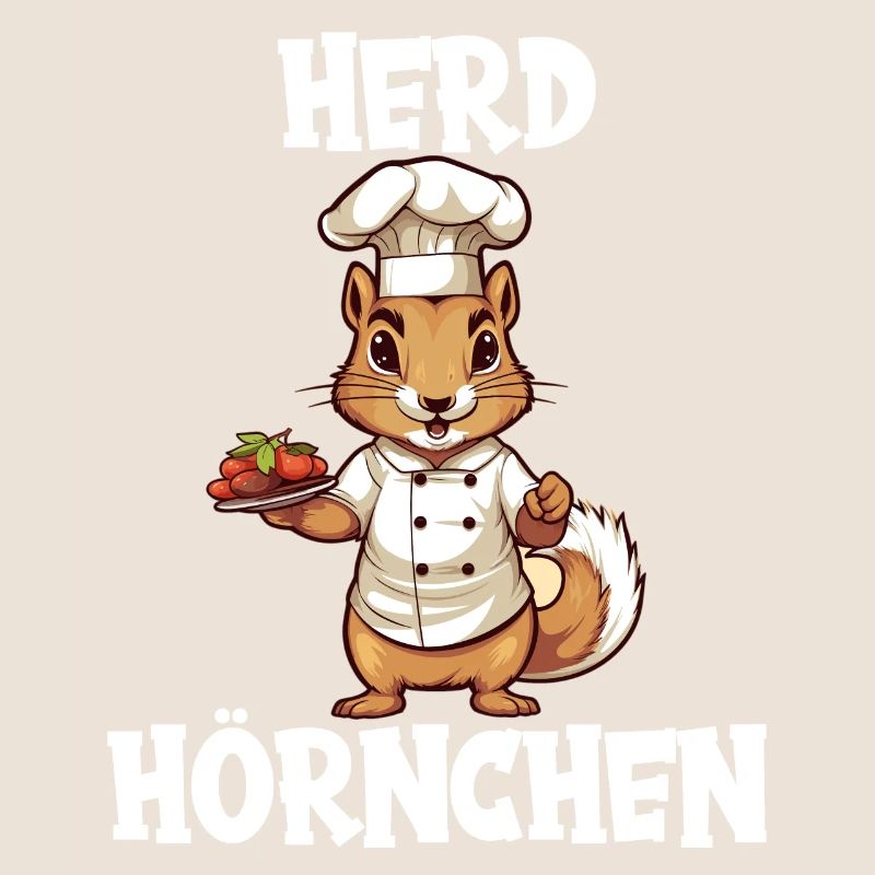 Erdhörnchen kochen Koch Kochmütze Herdhörnchen