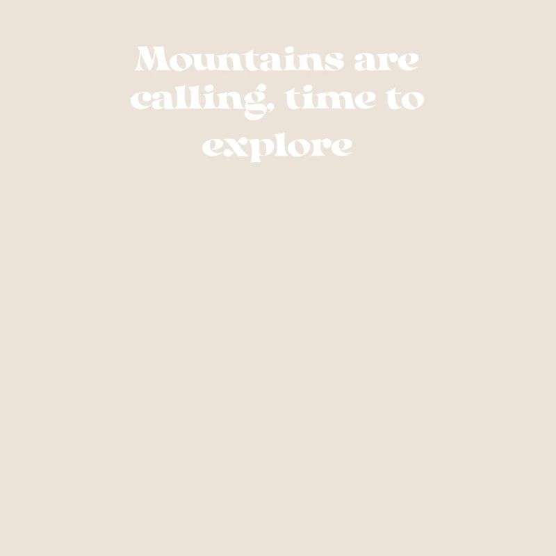 Wandern - Mountains are calling, time to explore