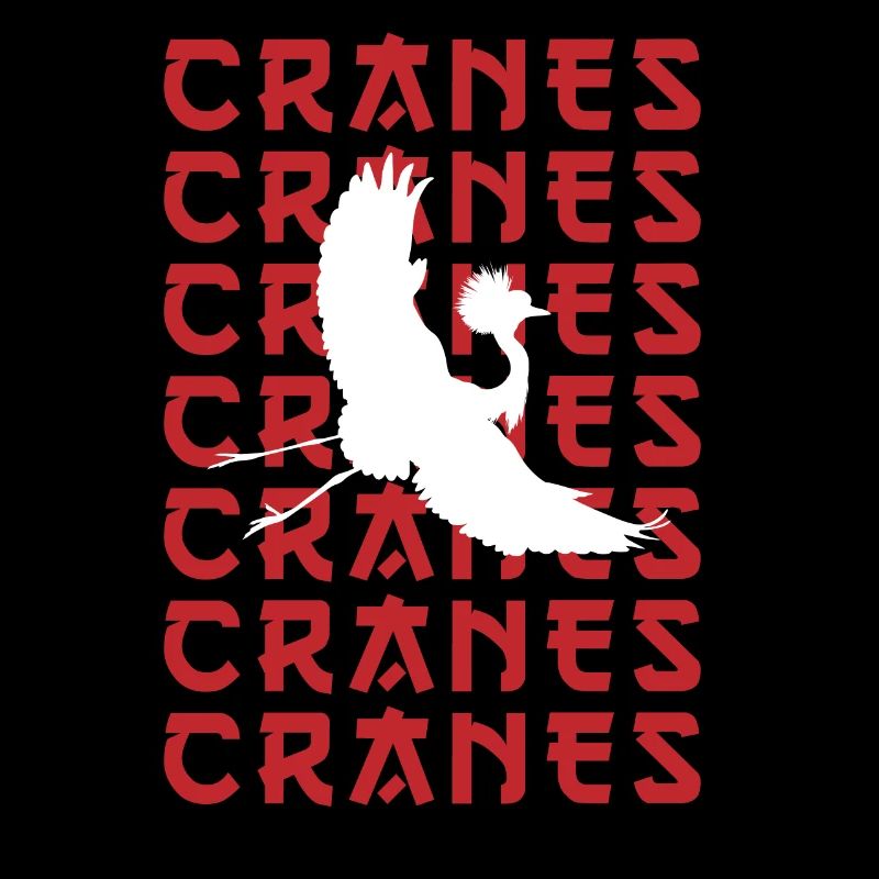 CRANES Stilvolle Vogel-Silhouette