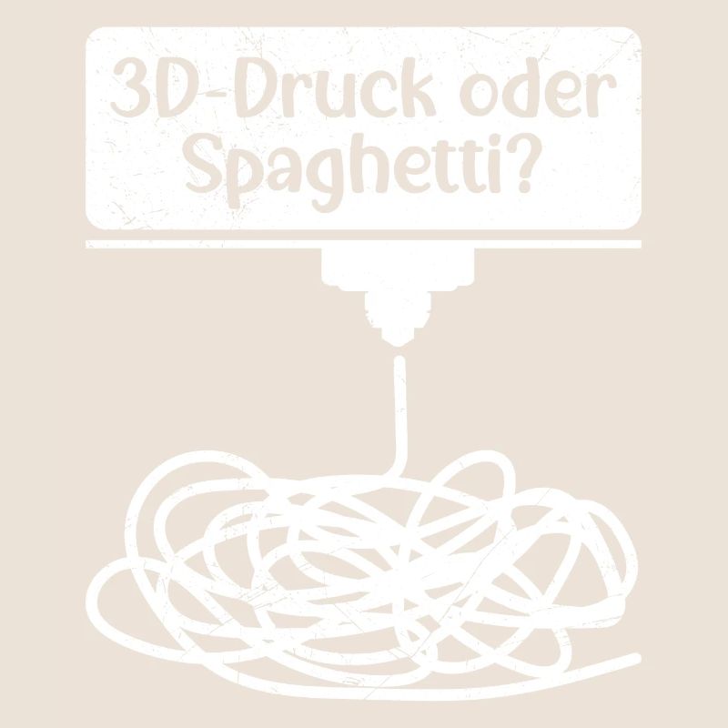 3D-Druck oder Spaghetti 3D Drucken Fail