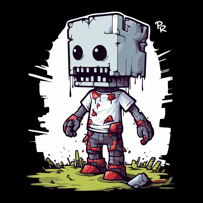 Pixel Zombie pixélisé