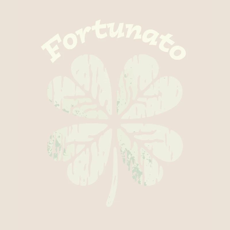 Fortunato Emblem Distressed Vierblatt