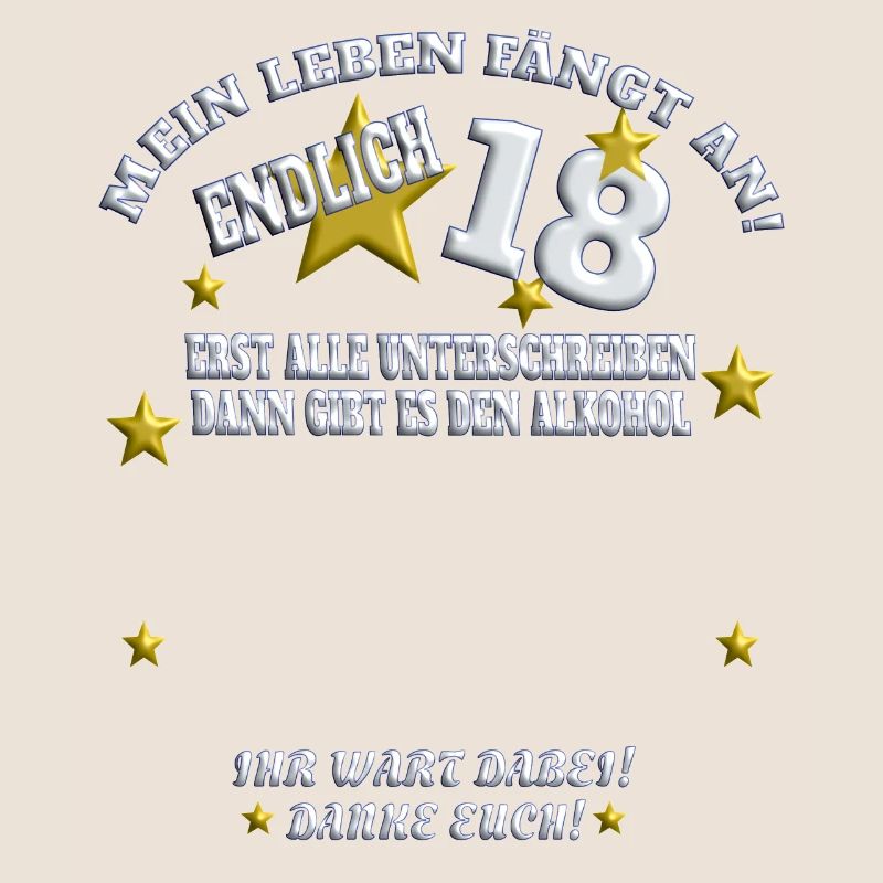 18. Geburtstag Mädchen & Junge Gästebuch