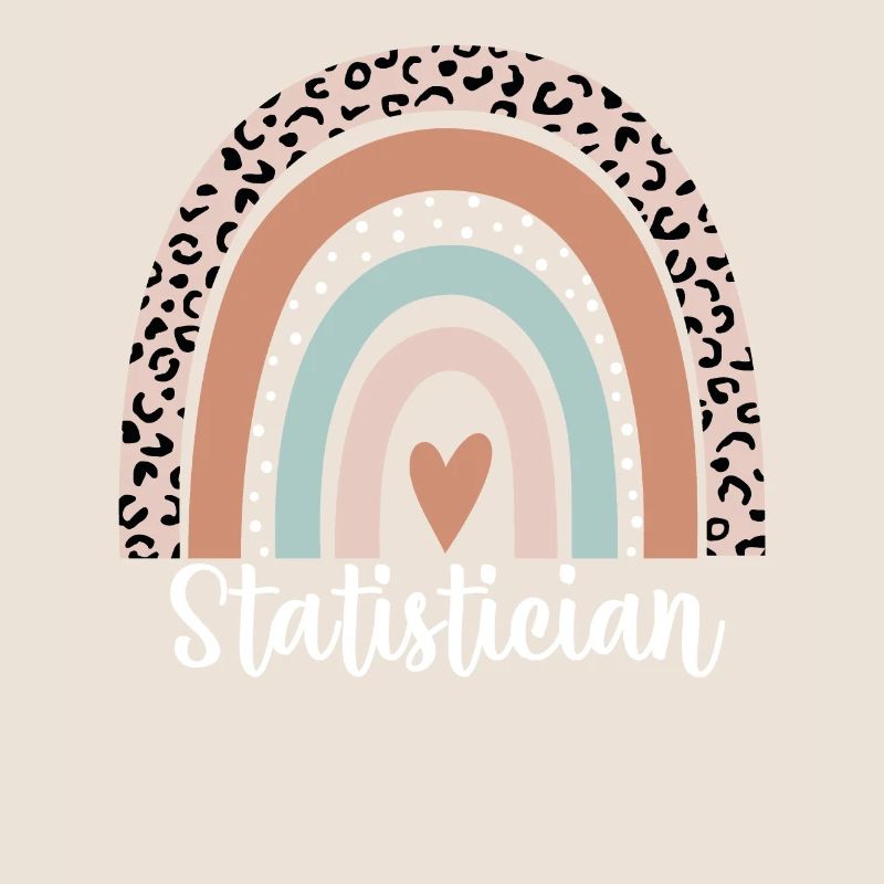 Statistician Rainbow Leopard Funny Statistician