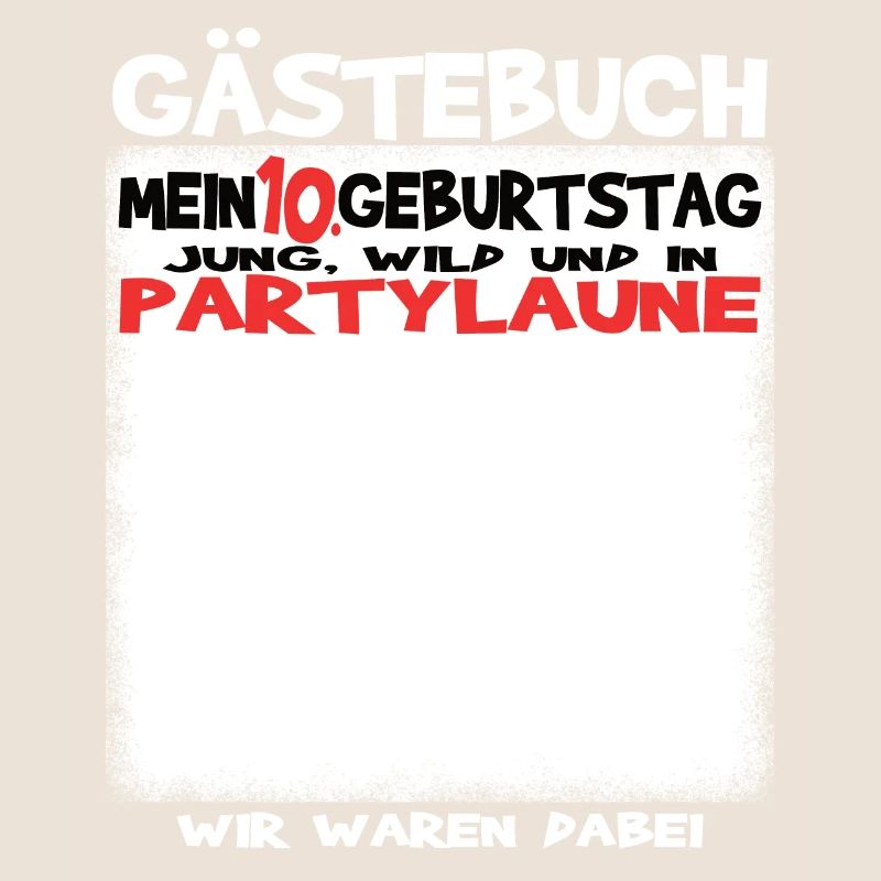 10. Geburtstag Mädchen & Junge Gästebuch