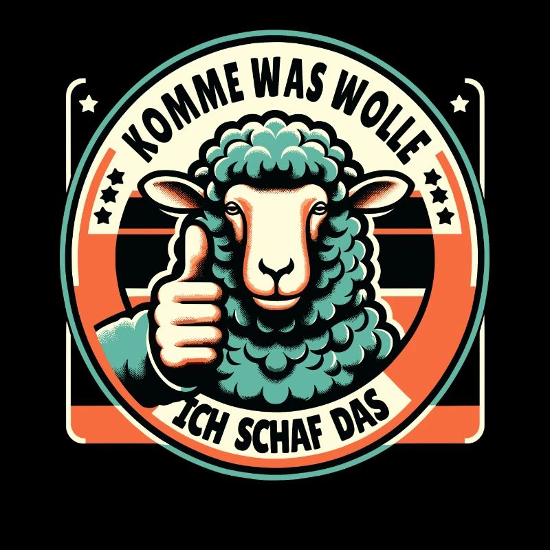 Schaf Motivation Prüfung Glück Spruch Geschenk