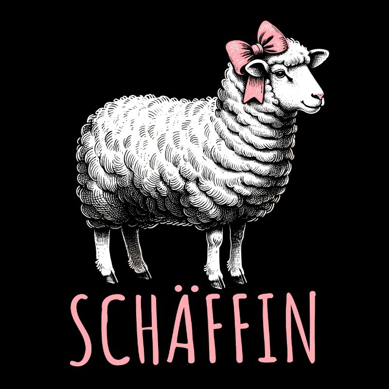 Chef Chefin Schaf Geschenk Schäfin Spruch