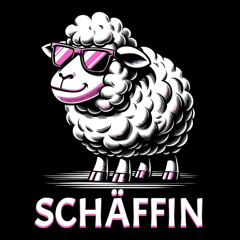 Chef Chefin Schaf Geschenk Schäfin Spruch
