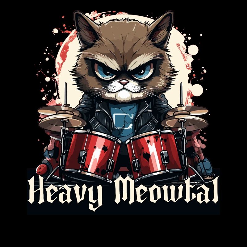 Heavy Metal Headbanger présente Drummer Cat