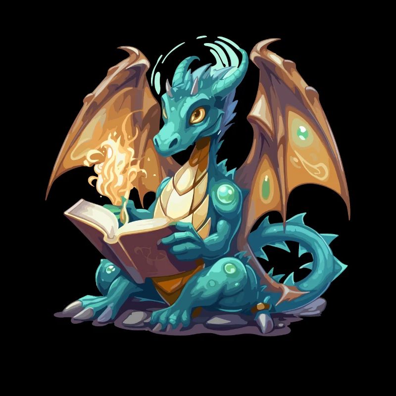Dragons And Books Nerd Dragon Lovers