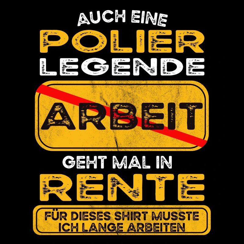 Polier lustiges Rente Pension
