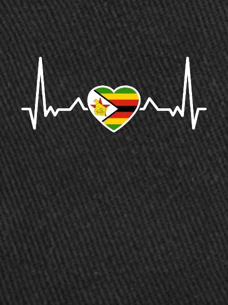 Zimbabwe Heartbeat Drapeau zimbabwéen Zimbabwéen