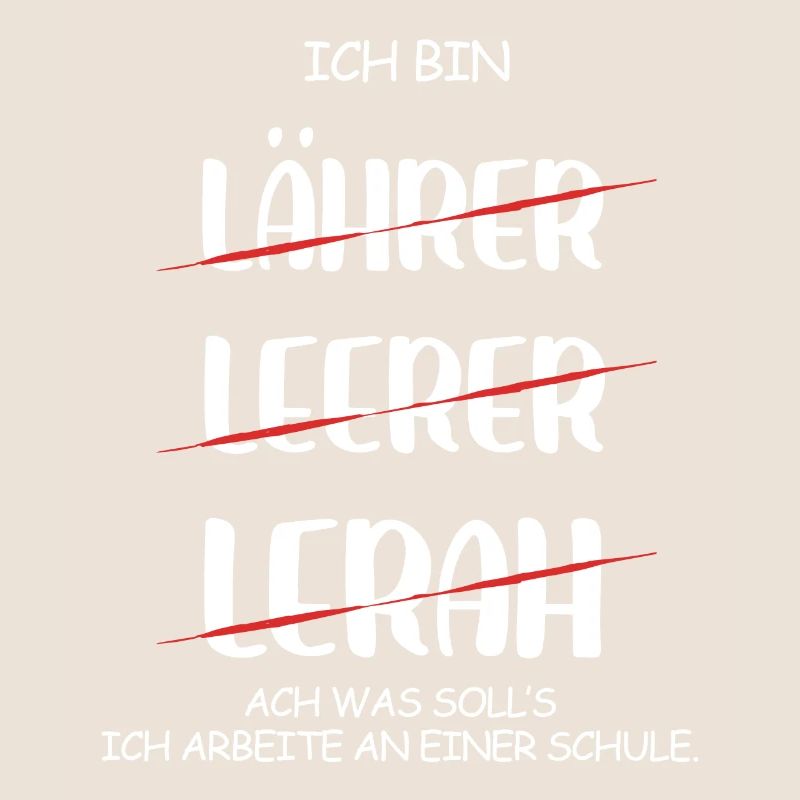 Ich Bin Lehrer Ich Arbeite In Einer Schule