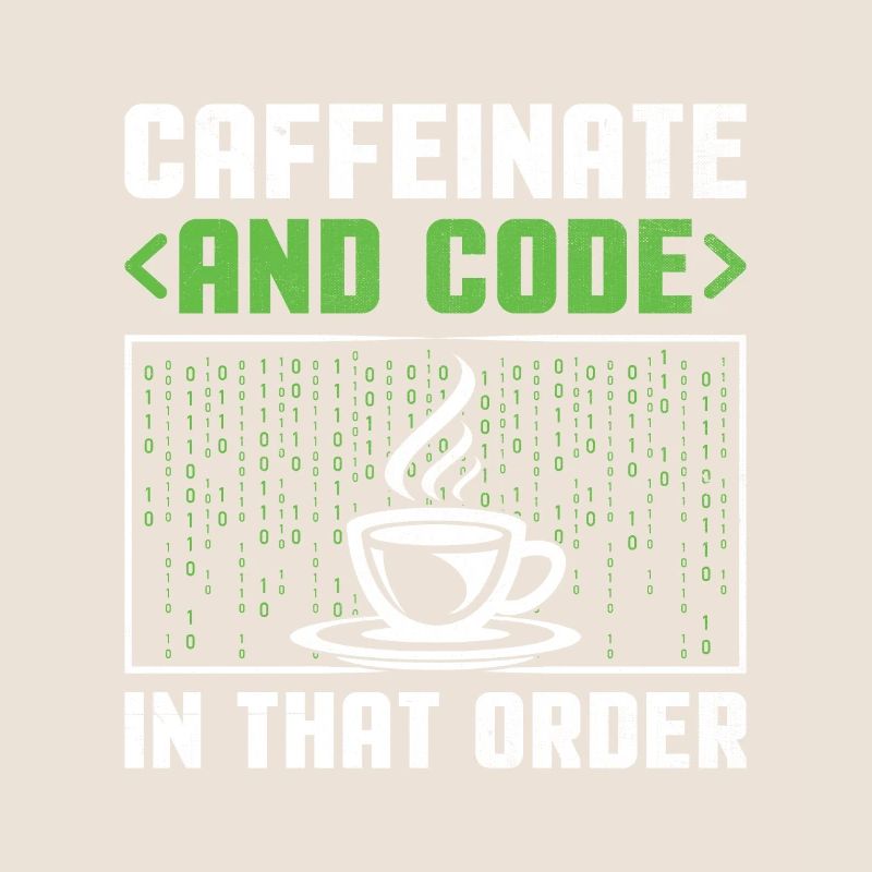 Kaffee-Codierung Programmierer Programmierer Entwickler Nerd Coff