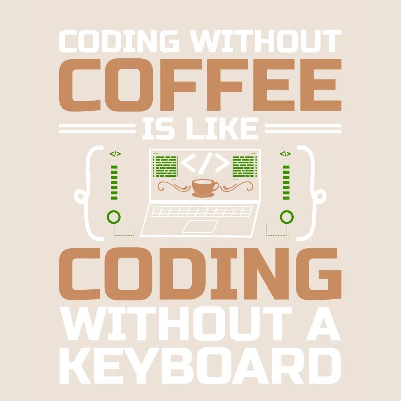 Kaffee-Codierung Programmierer Programmierer Entwickler Nerd Coff