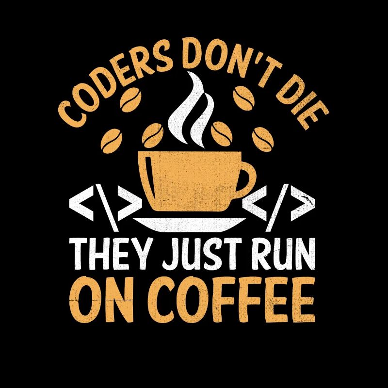 Kaffee-Codierung Programmierer Programmierer Entwickler Nerd Coff