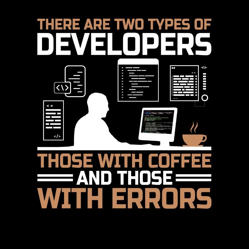 Kaffee-Codierung Programmierer Programmierer Entwickler Nerd Coff