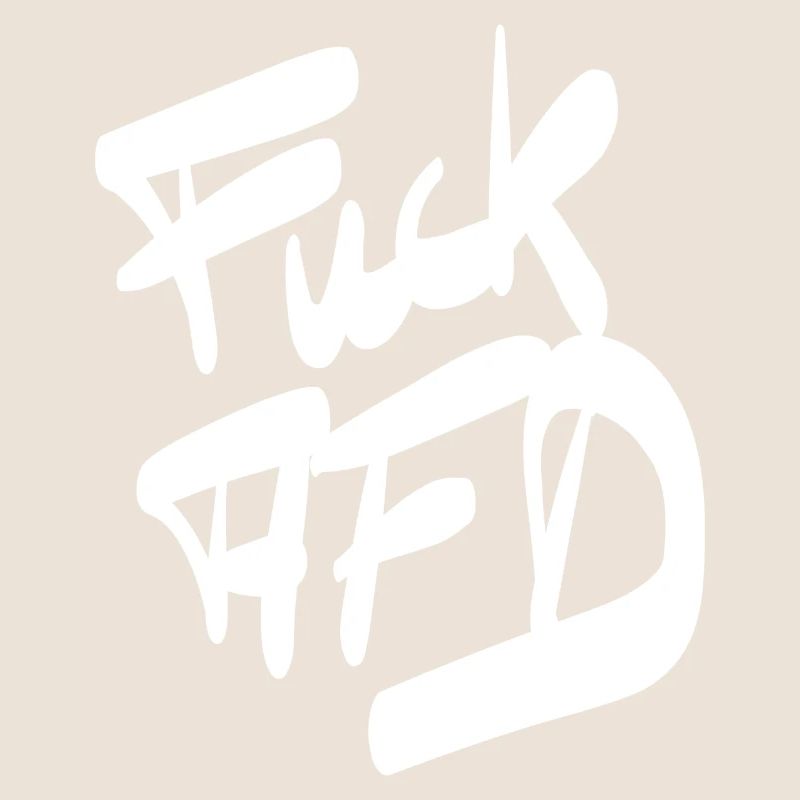 FCK AFD blanc