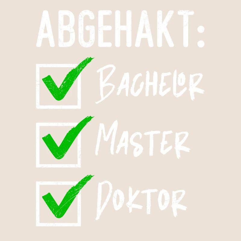 Doktorabschluss Abgehackt: Bachelor Master Doktor