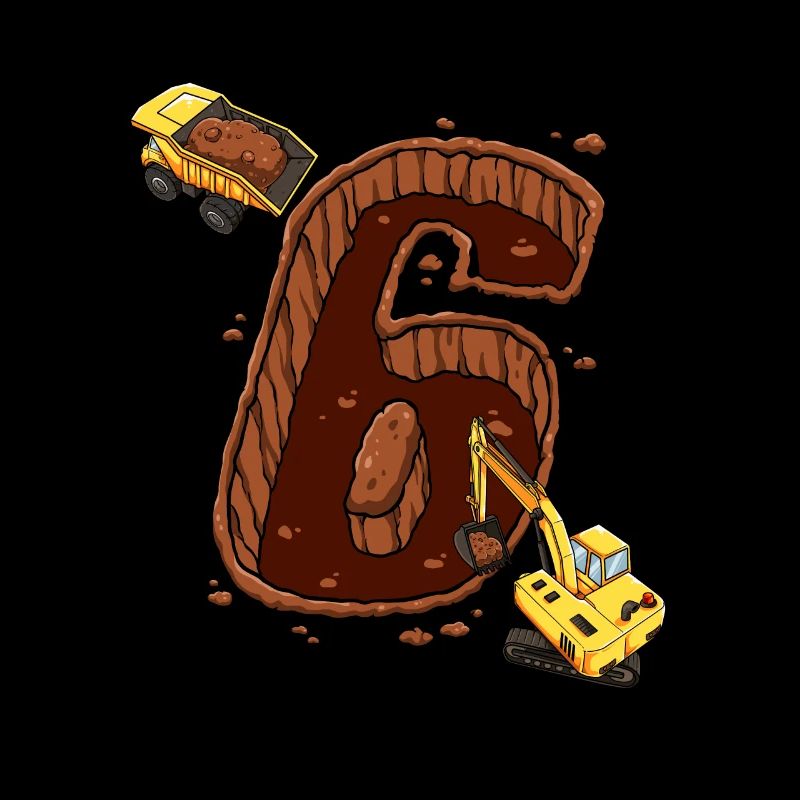 Machines de construction 6e anniversaire