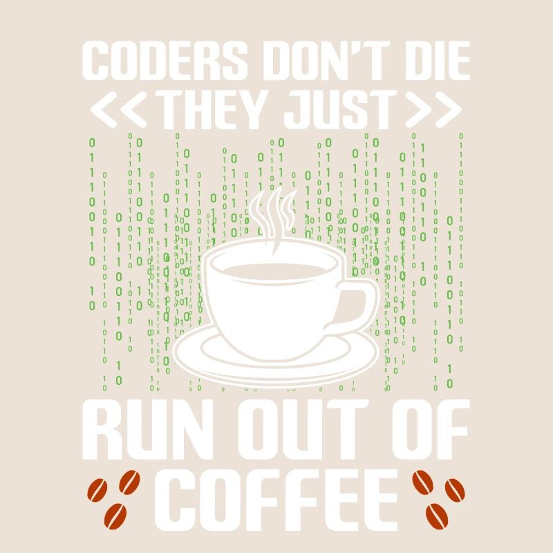 Kaffee-Codierung Programmierer Programmierer Entwickler Nerd Coff