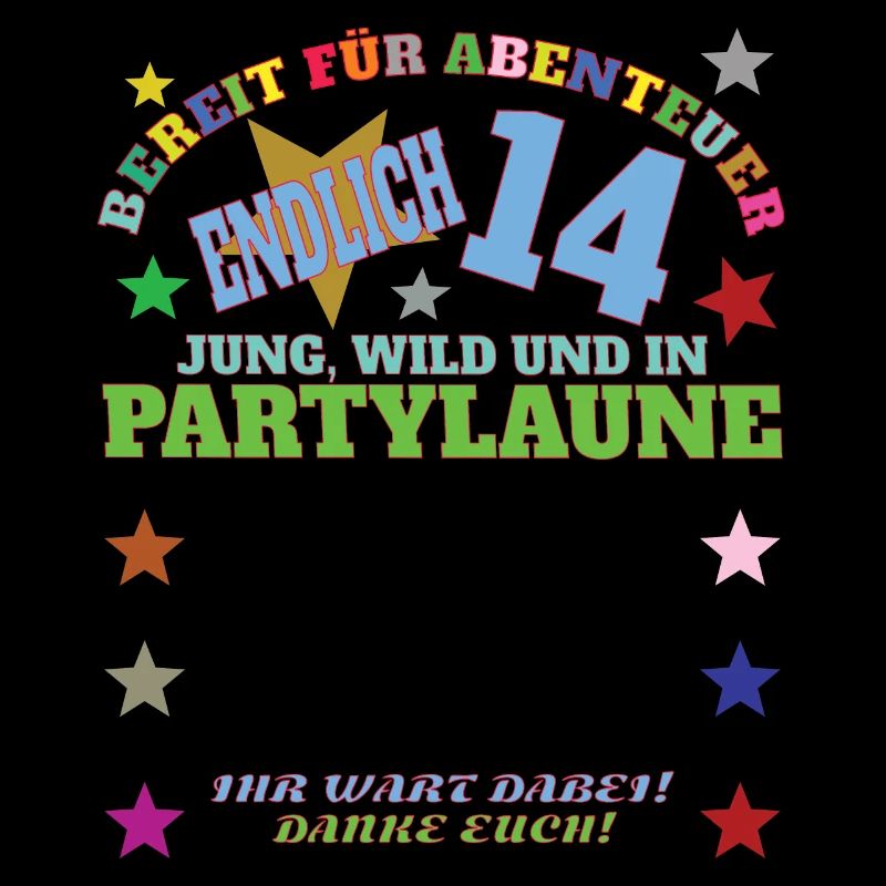 14. Geburtstag Mädchen & Junge Gästebuch