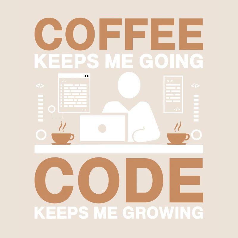 Kaffee-Codierung Programmierer Programmierer Entwickler Nerd Coff