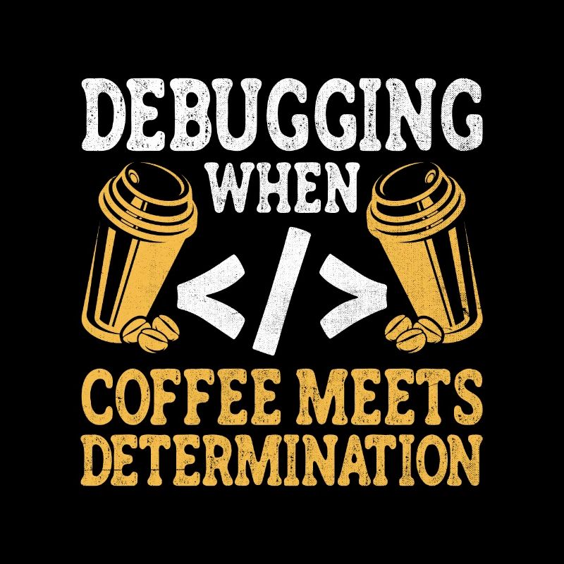 Kaffee-Codierung Programmierer Programmierer Entwickler Nerd Coff