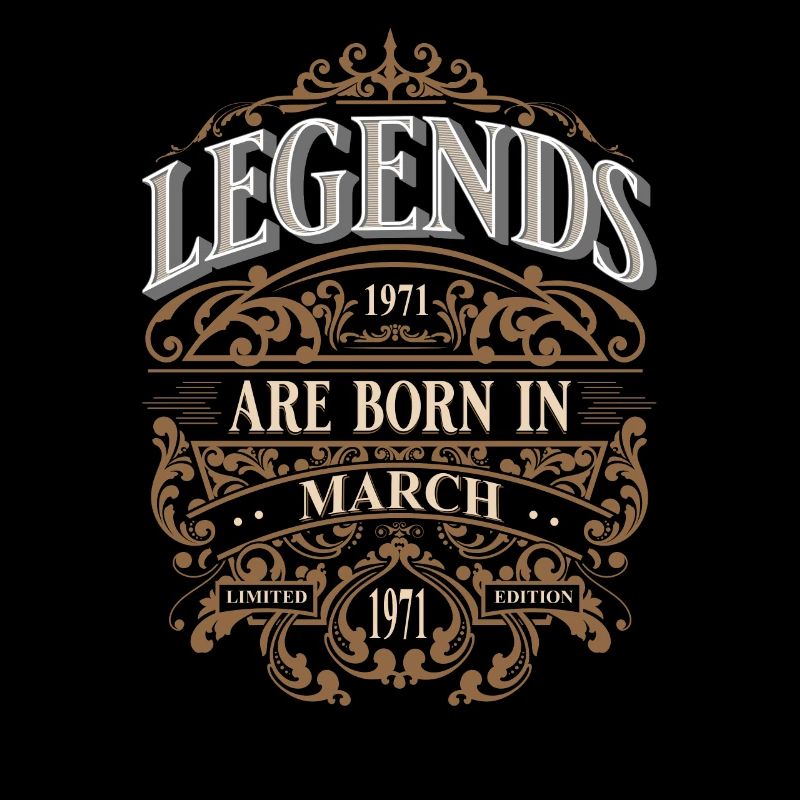 1971 Mars Naissance Anniversaire Année de naissance