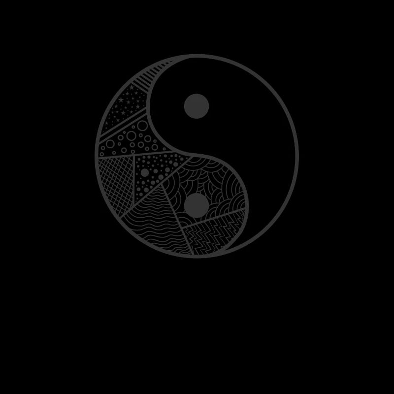 Modèle de signes Yin et Yang