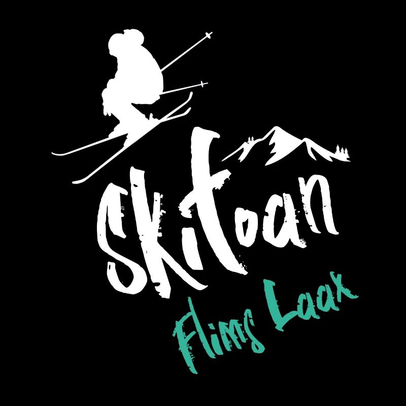 Skiing Flims Laax