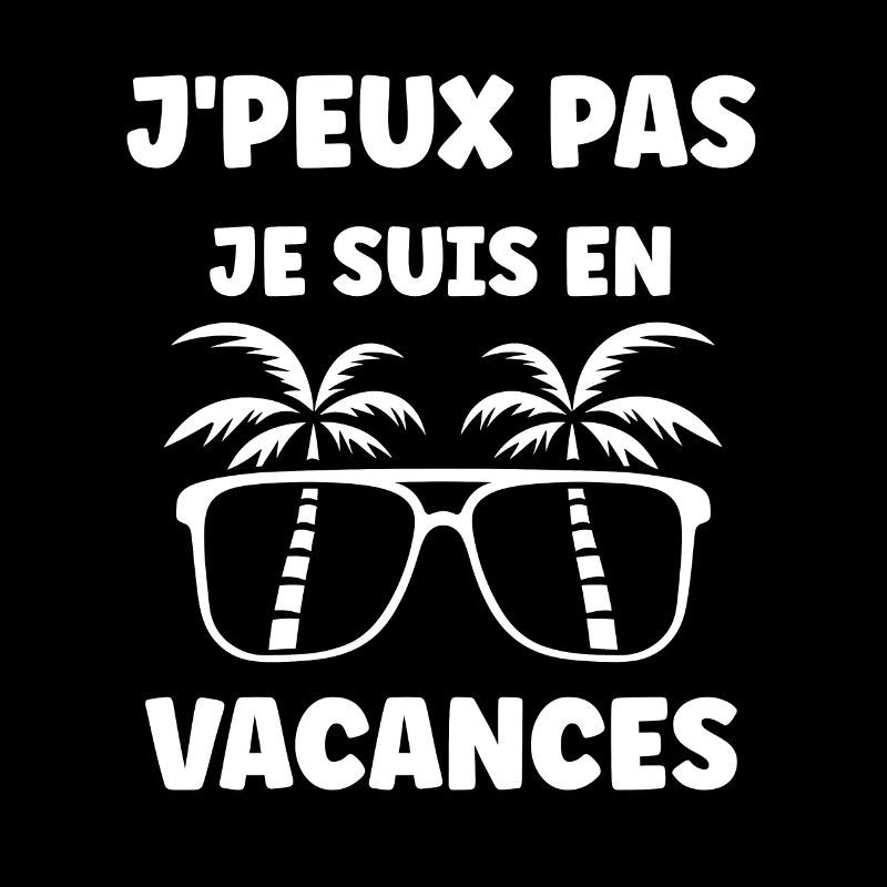 je suis en vacances