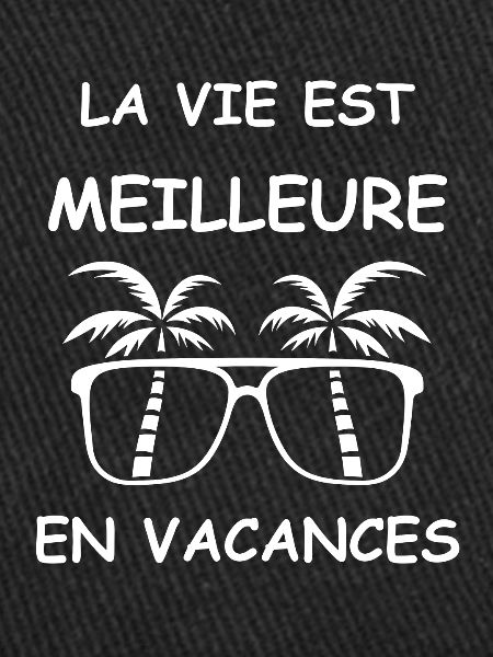 je suis en vacances