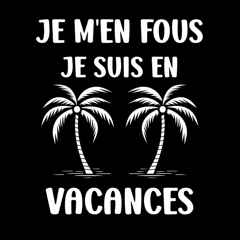 je suis en vacances