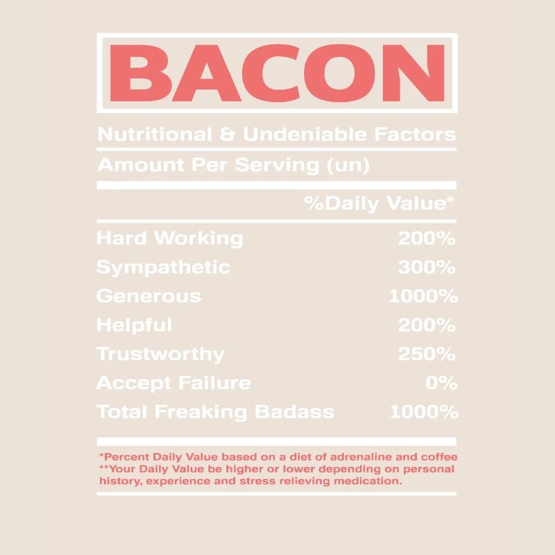 Bacon Bacon Valeur nutritive