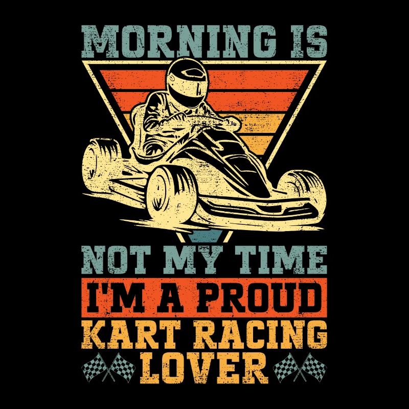 Le matin des amateurs de courses de kart n’est pas mon heure de course de karting