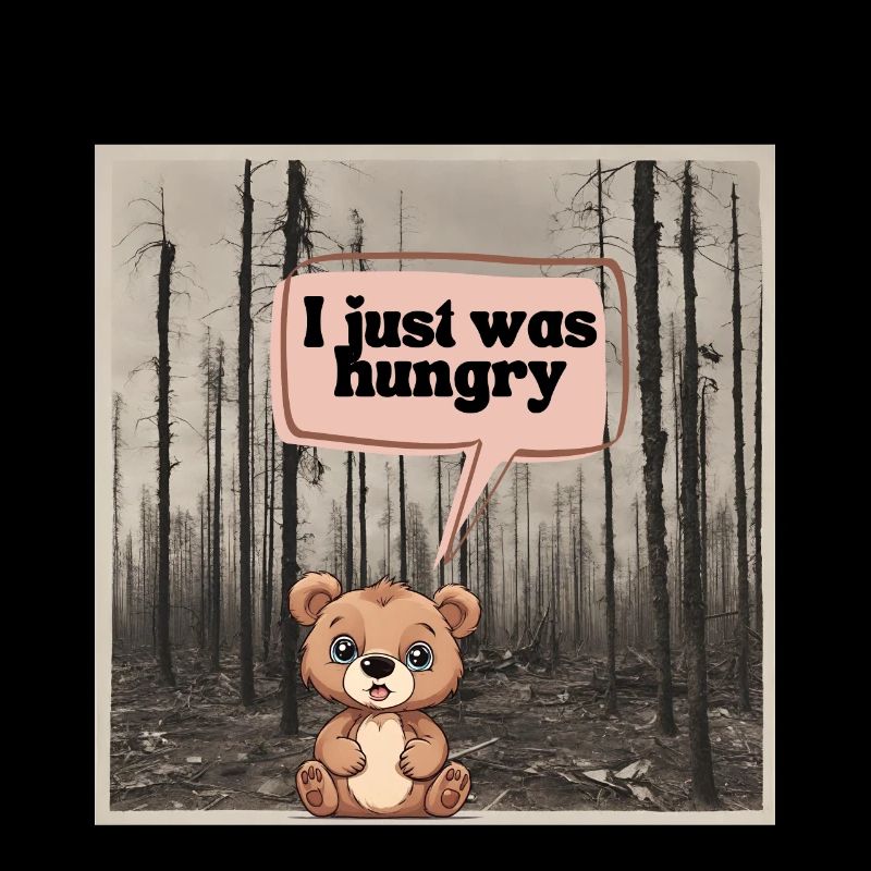 Little bear with a big appetite