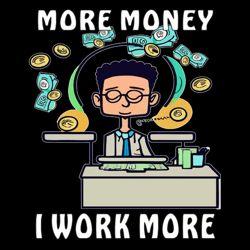 MAN MORE MONEY I WORK MORE
