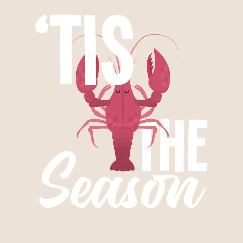 Langusten Saison Spruch Geschenk