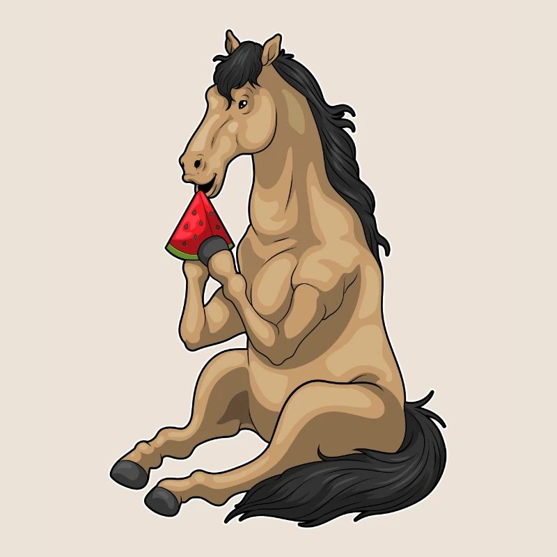 Cheval Pastèque Fruit